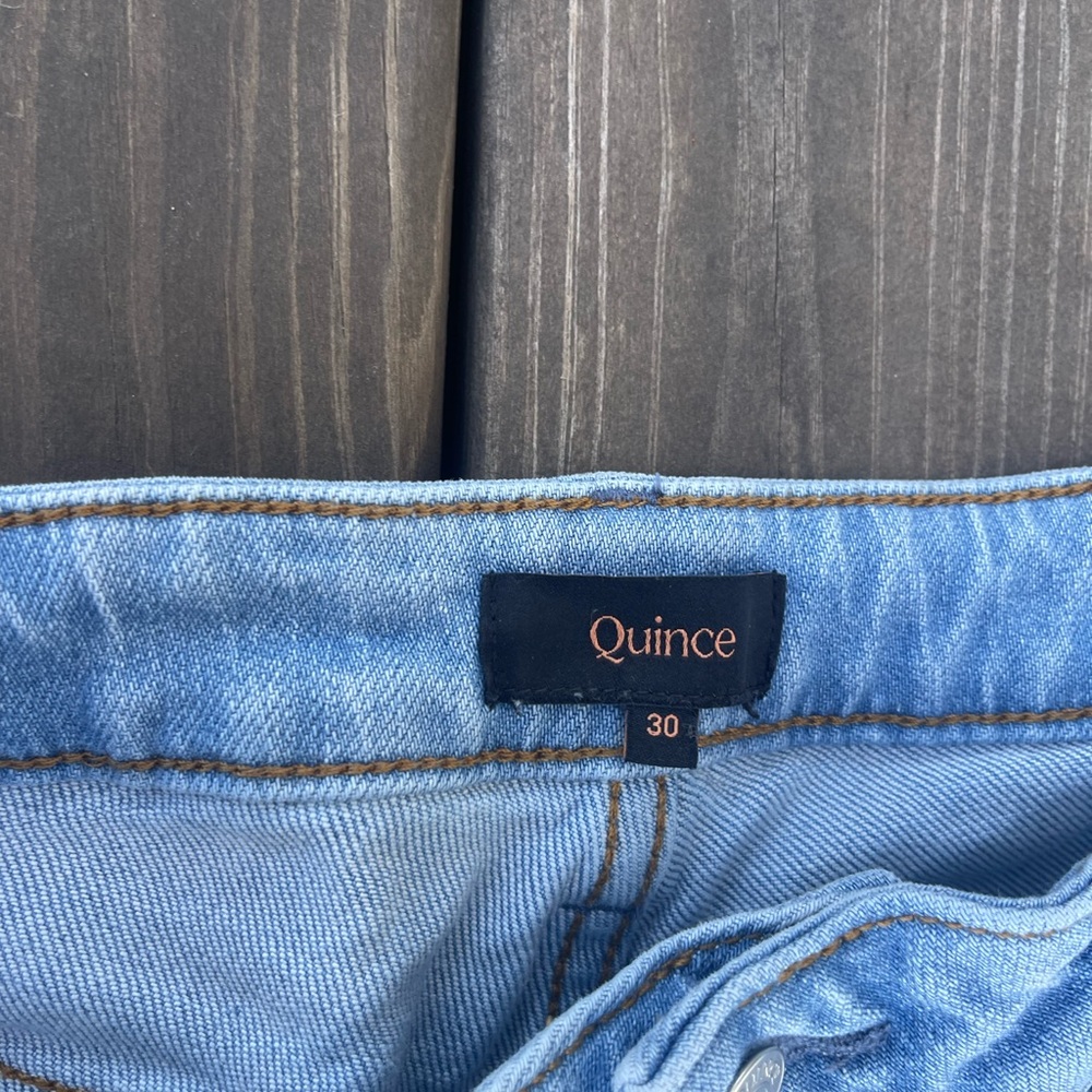 Quince Bella Stretch Relaxed Straight Jeans - Picture 5 of 6